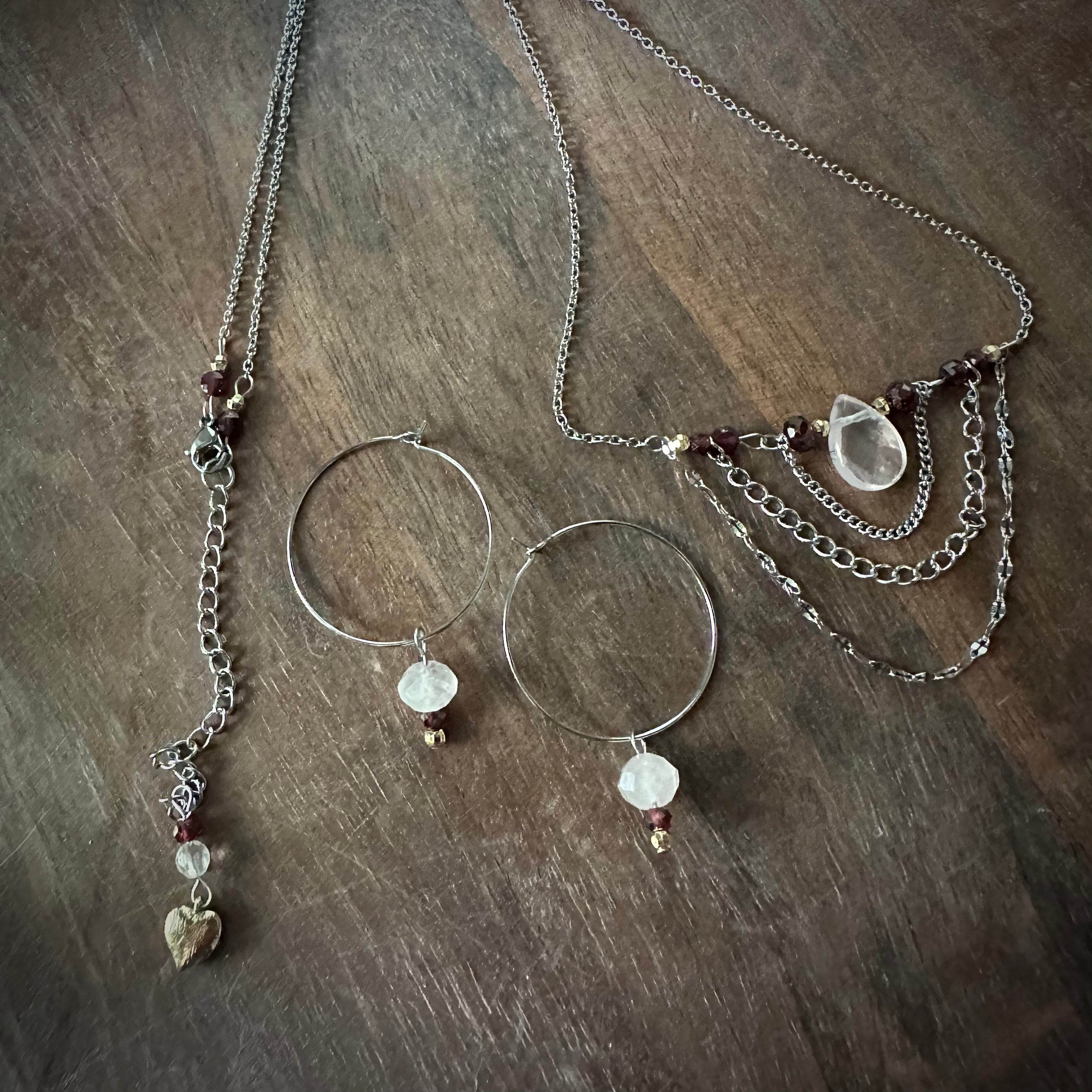 Love is All We Need Necklace and Earring Set