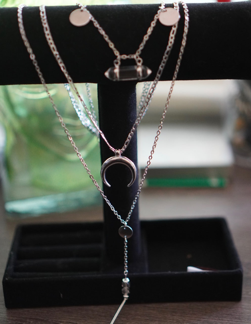 Clarity Manifestation Focus Necklace Boho Silver 12th Summer