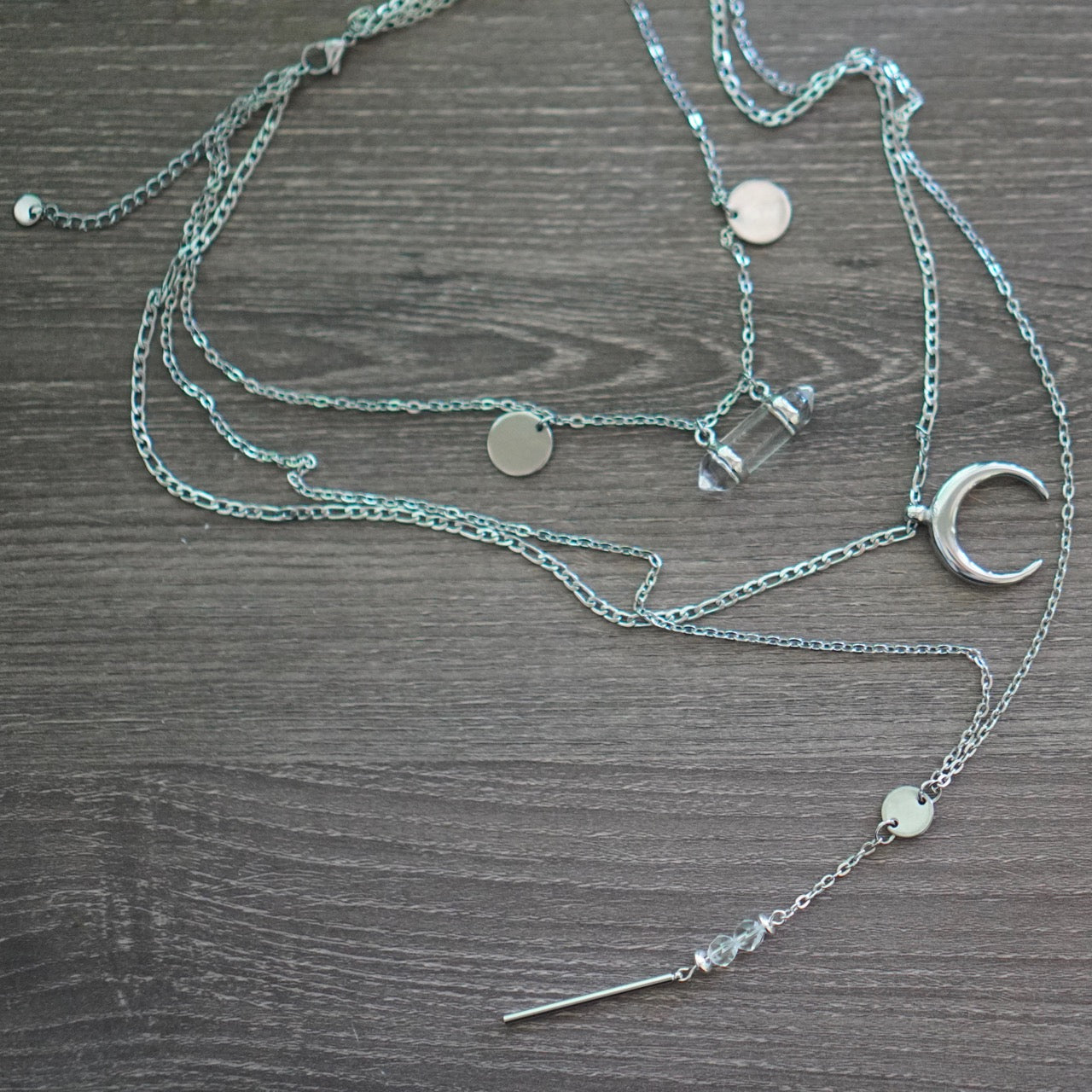 Clarity Manifestation Focus Necklace Boho Silver 12th Summer