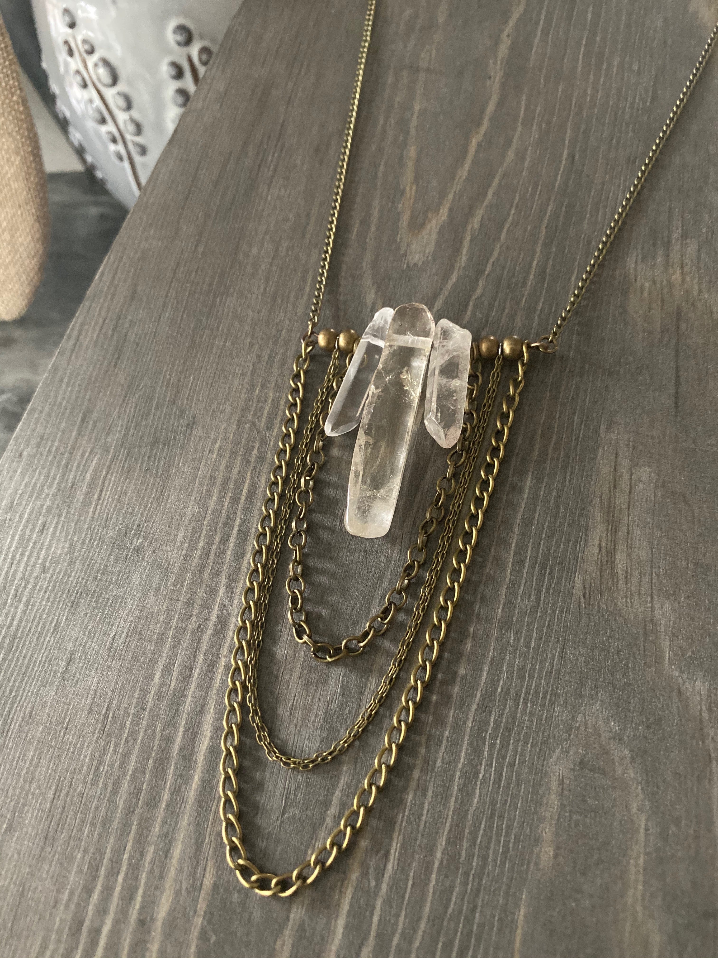 Drip Drip Quartz Necklace