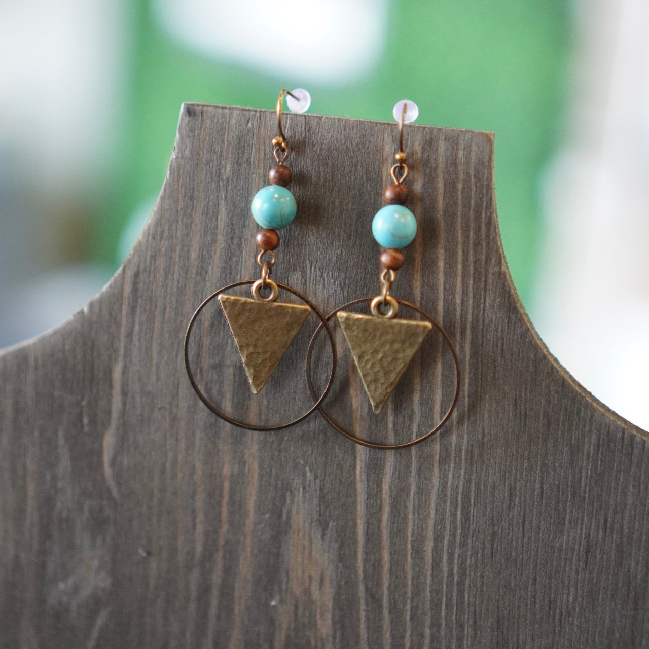 Hammered Geometry Earrings 12th Summer