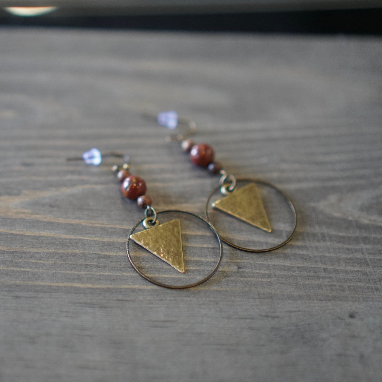 Hammered Geometry Earrings 12th Summer