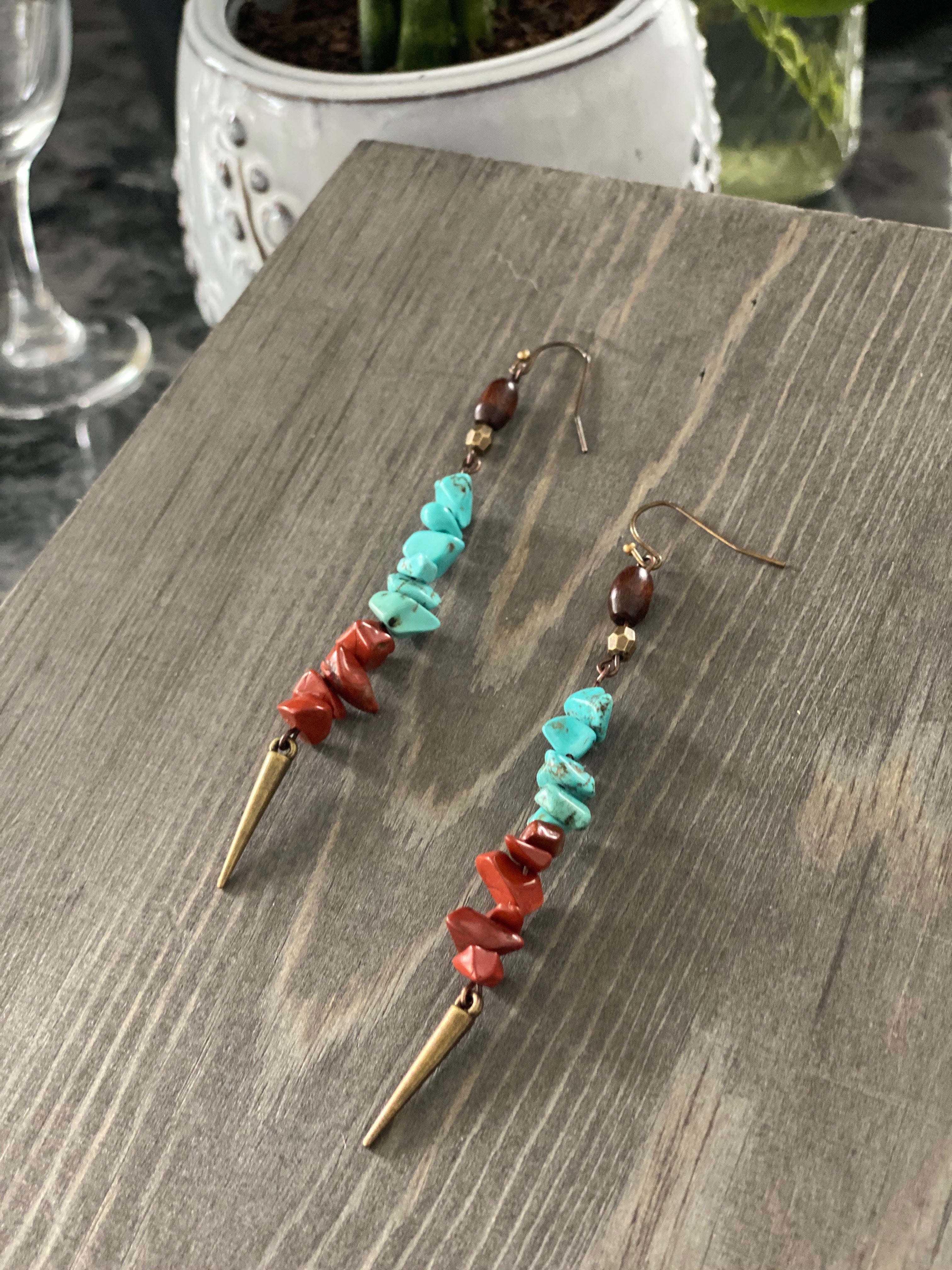 Health & Stability Drop Earrings 12th Summer