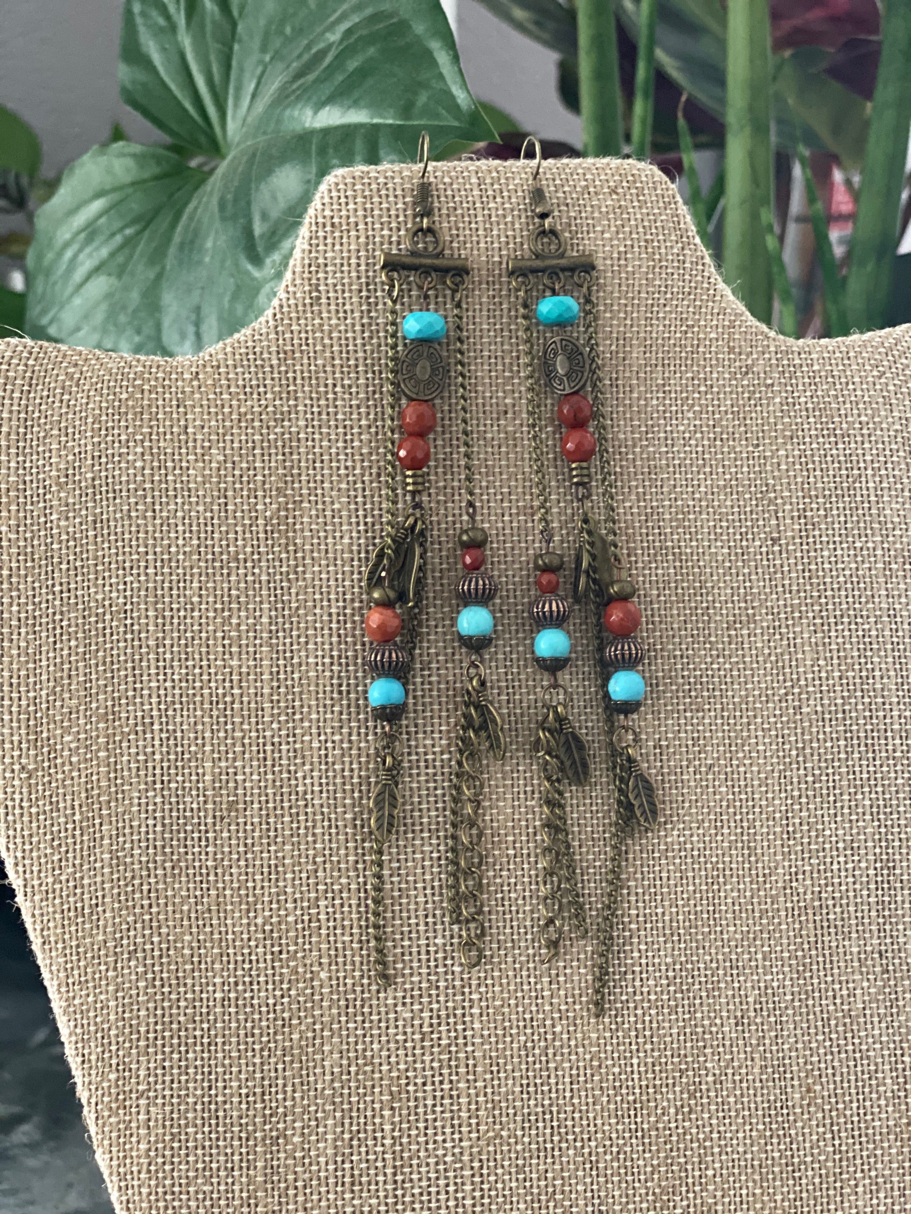 Health & Stability Long Sweep Earrings