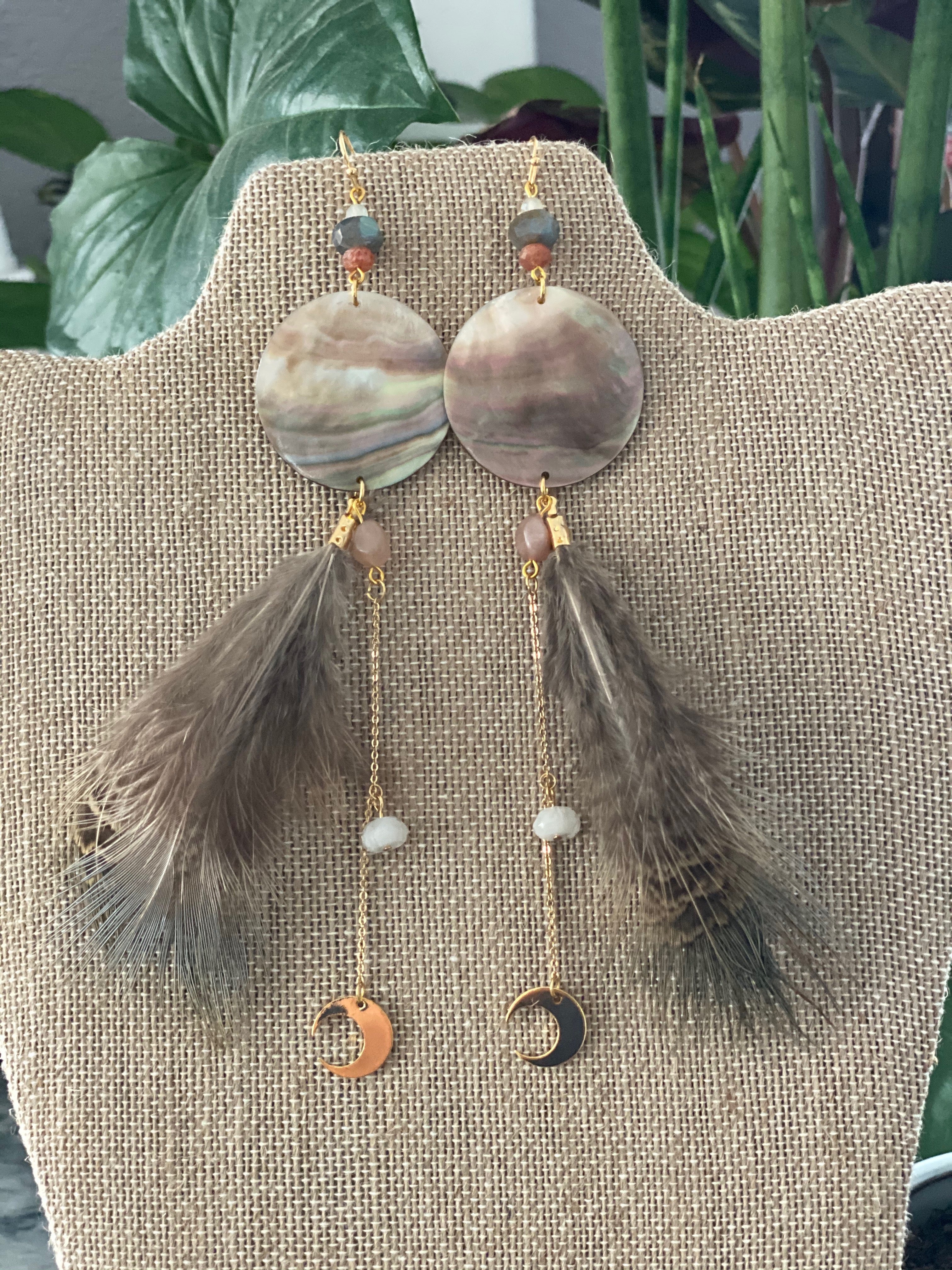 New Moon Earrings