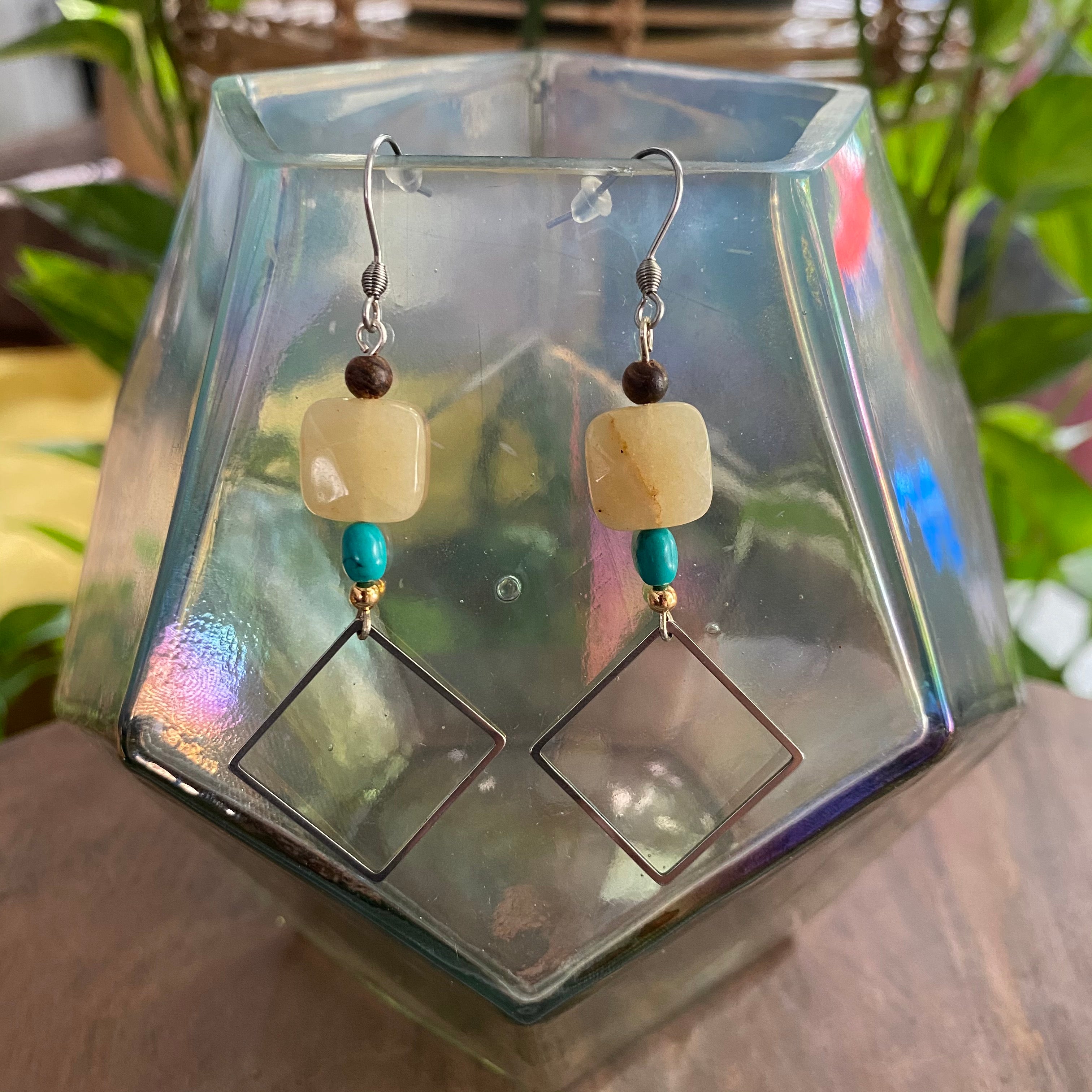 Simple Square Earrings 12th Summer