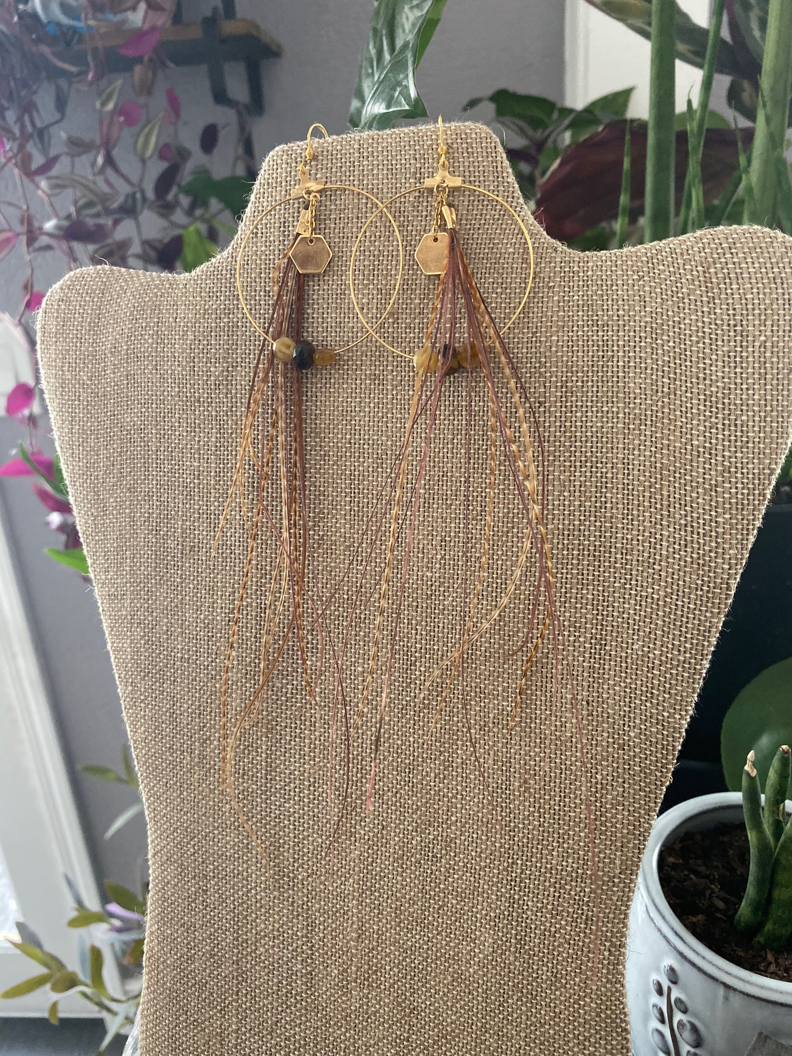 Tiger Tail Earrings